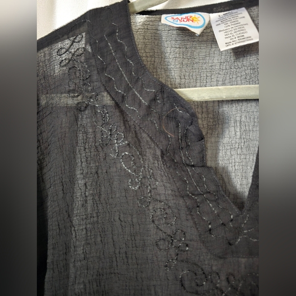 Sand N Sun Bathing Suit Cover Top Size Small - Picture 3 of 5